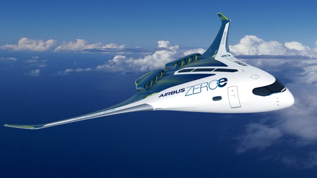 Airbus a présenté ce lundi ses concepts d'avions à hydrogène pour 2035.