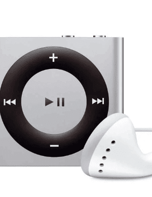 Le dernier-né de la famille iPod d'Apple est l'iPod shuffle de 2 Go, qui vous permet de porter jusqu'à 500 chansons sur votre manche comme un insigne de dévotion musicale. L'iPod shuffle est disponible en quatre couleurs vives et en argent original pour s'adapter à votre musique et à votre humeur, et c'est le seul iPod qui peut être porté dès sa sortie de l'emballage.