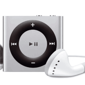 Le dernier-né de la famille iPod d'Apple est l'iPod shuffle de 2 Go, qui vous permet de porter jusqu'à 500 chansons sur votre manche comme un insigne de dévotion musicale. L'iPod shuffle est disponible en quatre couleurs vives et en argent original pour s'adapter à votre musique et à votre humeur, et c'est le seul iPod qui peut être porté dès sa sortie de l'emballage.