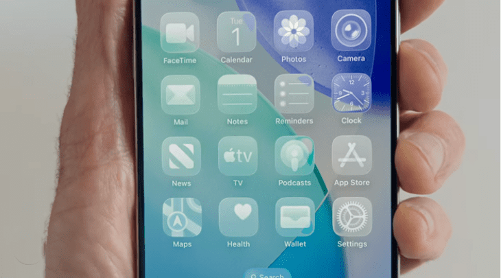 Les application d'ios 26 repensée