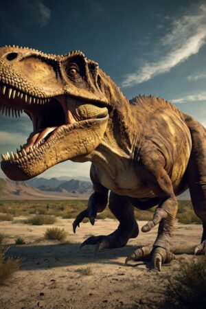 T.rex a évolué en Amérique du Nord à partir d'ancêtres asiatiques. Les changements climatiques et les événements d’extinction ont aidé les tyrannosauridés et les mégaraptors à croître en taille et à se propager à l’échelle mondiale, avec différentes adaptations à leur environnement.