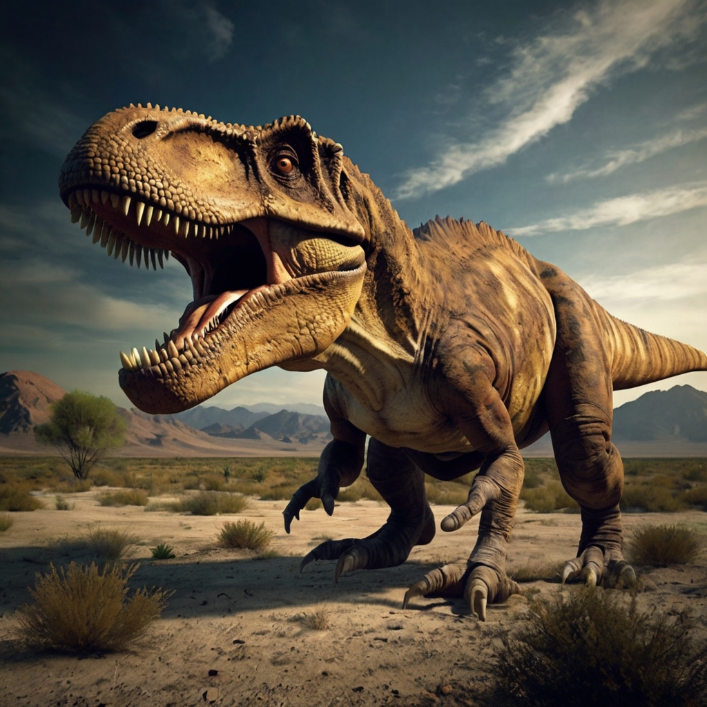 T.rex a évolué en Amérique du Nord à partir d'ancêtres asiatiques. Les changements climatiques et les événements d’extinction ont aidé les tyrannosauridés et les mégaraptors à croître en taille et à se propager à l’échelle mondiale, avec différentes adaptations à leur environnement.