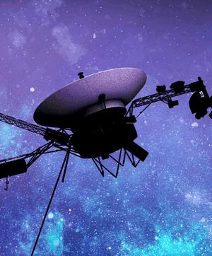 la NASA a mis en orbite la sonde Voyager 1, voire qu’elle a, dans ce cas, concocté une légende à l’aune de l’exploration spatiale.