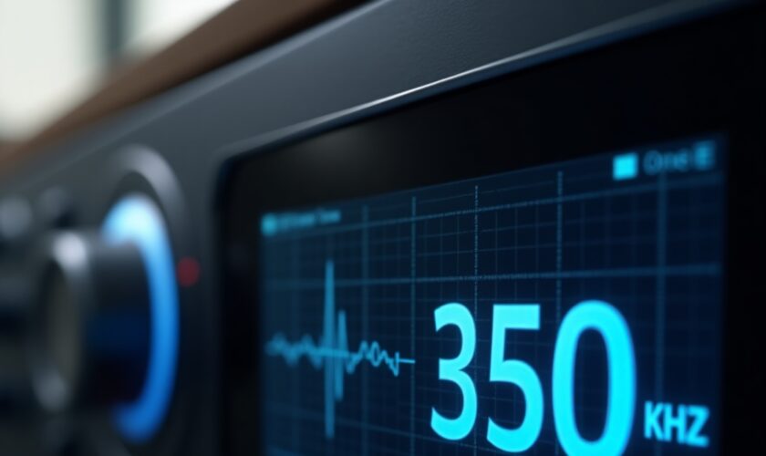 Réalisation d'une tomographie par cohérence optique à grande vitesse à 350 kHz.